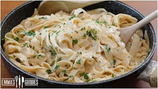 Easy Fettuccine Alfredo Recipe [upl. by Abisia347]