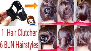 How To Tuck Clutcher ProperlyClutcher Bun HairstylesEveryday HairstylesAlwaysprettyuseful [upl. by Yerfej663]