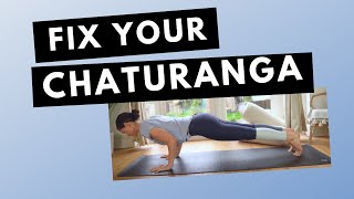 How To Nail Chaturanga Dandasana  Ashtanga Yoga For Beginners [upl. by Anivlek]