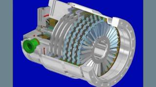 TurboV Pump 3D Animation [upl. by Namzzaj]