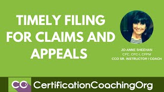 Timely Filing for Claims and Appeals  Medical Billing Tips [upl. by Onra]