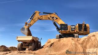 Brand New CAT 6015B Excavator Loading 745s [upl. by Lillian]