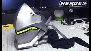 Genji Helmet Tutorial  Eva Foam  Overwatch [upl. by Allesor230]