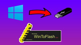 How to create a bootable Windows USB NoviCorp WinToFlash [upl. by Jabon]