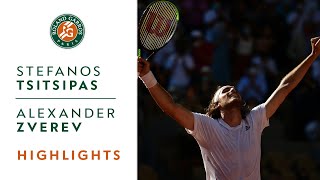 Stefanos Tsitsipas vs Alexander Zverev  Semifinal Highlights  RolandGarros 2021 [upl. by Eppesuig]