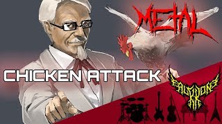 CHICKEN ATTACK 【Intense Symphonic Metal Cover】 [upl. by Mab482]