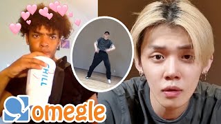 TXT Yeonjun dancing on omegle [upl. by Ahsenra598]