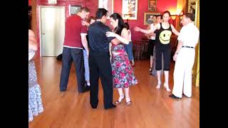 Dance Argentine Tango  VALS LESSON Steps  Oscar Mandagaran amp Georgina Vargas [upl. by Law]