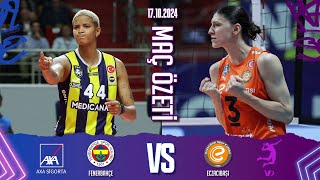 Fenerbahce Medicana vs Eczacibasi Dynavit  202425 AXA SIGORTA CHAMPIONS CUP Highlights [upl. by Alletsirhc]