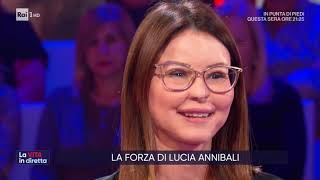 Lucia Annibali contro la violenza sulle donne  La vita in diretta 25112019 [upl. by Nnylsaj]