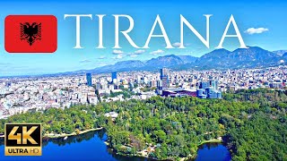 TIRANA 4K DRONE AERIAL VIEW 🇦🇱 [upl. by Jordanson]