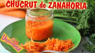 CÓMO HACER CHUCRUT DE ZANAHORIA  Recetas Veganas Express  Veganamente [upl. by Eseerehs]