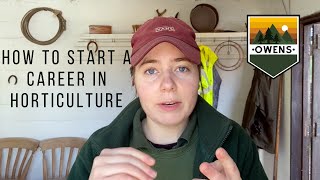 How to start a career in horticulture [upl. by Casta603]