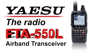 Yaesu FTA550L Handheld Airband Transceiver at MLampS [upl. by Aerona]