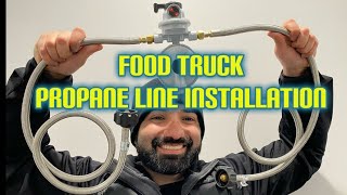 How to Build a Food Truck GasPropane Lines [upl. by Llertram]