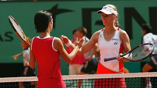 Anastasia Myskina vs Elena Dementieva 2004 Roland Garros Final Highlights [upl. by Rosenstein]