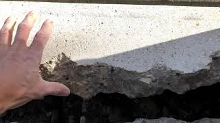 Concrete Crack Repair  Using TF Structural repair mortar [upl. by Stark697]