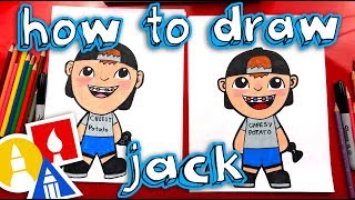 How To Draw Jack From Art For Kids Hub [upl. by Yrnehnhoj934]