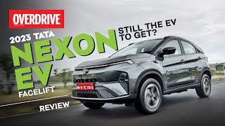 2023 Tata Nexon EV review  range tested  OVERDRIVE [upl. by Ahsieyt]