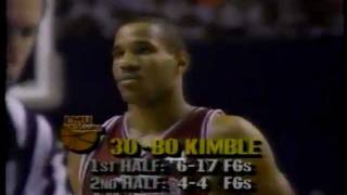 Bo Kimbles first left handed free throw as tribute to Hank Gathers [upl. by Pris]