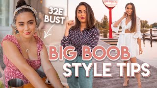 20 TIPS FOR STYLING A BIG BUST  Full Chest Style Guide  Recommendations ♡ [upl. by Akli]