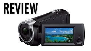 Sony Handycam HDRCX405 HD Video Camera Review [upl. by Sidman735]