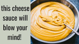 NUTFREE VEGAN CHEESE SAUCE  1 sauce 3 recipes [upl. by Applegate371]