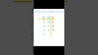 Cómo Calcular el Mínimo Común Múltiplo MCM de Forma Simultánea [upl. by Annairam]