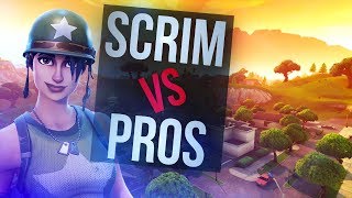 Competitive Fortnite SQUAD SCRIM WIN [upl. by Atneuqal]