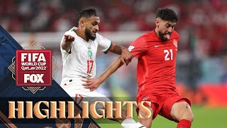 Canada vs Morocco Highlights  2022 FIFA World Cup [upl. by Oisangi]