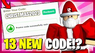 2023 NEW Promo Codes in ROBLOX 🎄 [upl. by Anaeerb]