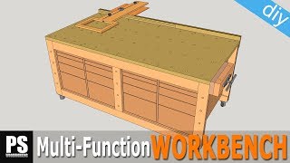 High Capacity MultiFunction Workbench Build  Part 1 [upl. by Fin106]