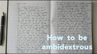 How to become ambidextrous [upl. by Lavella]