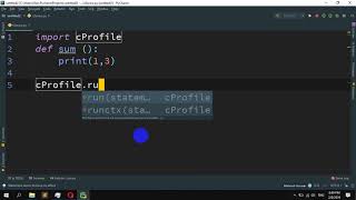 How to do a profile a Python script [upl. by Retsevlys]