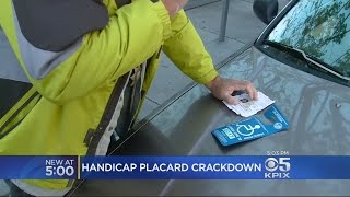 DMV Sting Catches Handicap Parking Placard Violators [upl. by Ellerad]