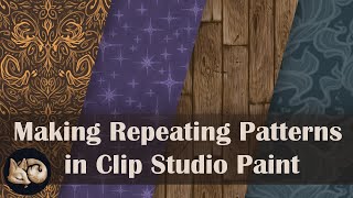 Making Repeating Patterns in Clip Studio Paint [upl. by Trimmer812]