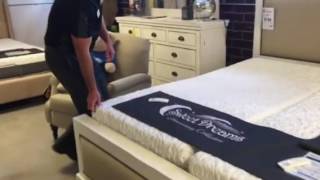 How To Keep XL Twin Mattresses From Separating Split King Adjustable Bed [upl. by Nuj]