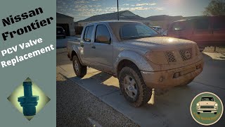 Nissan Frontier PCV Valve Replacement 2005  2019 2nd Gens [upl. by Cai716]