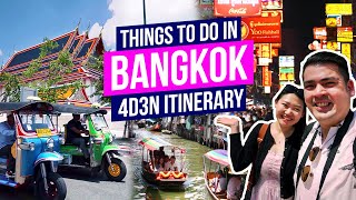 Things to do in Bangkok  4D3N Itinerary  Thailand [upl. by Renraw953]