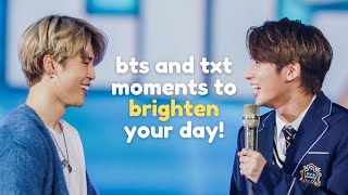 BTXT bts and txt moments to brighten your day [upl. by Sidoon]