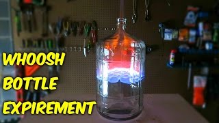 Giant Whoosh Bottle Experiment with 70 and 95 Alcohol [upl. by Pattin]