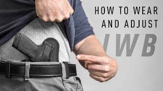 How To Wear And Conceal An IWB Holster by Alien Gear Holsters [upl. by Goode]