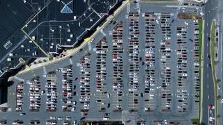 Busy Parking Lot  Aerial TimeLapse [upl. by Sirej]