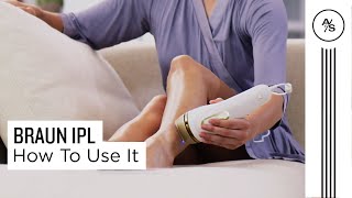 Braun IPL Silkexpert Pro 5  How To Use It  The Art of Shaving [upl. by Akeyla]