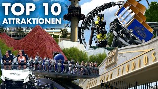 TOP 10 Fahrgeschäfte im Movie Park Germany 🇩🇪 [upl. by Eiramenna]