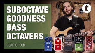 Top 5  Bass Octave Pedals  Demo  Thomann [upl. by Nylirek]