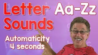 Letter Sounds Automaticity  Upper and Lower Case  4 Seconds  Jack Hartmann [upl. by Durst358]