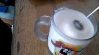 Aerolatte Review Frothing Cold Milk In Under 1 Minute [upl. by Syst]