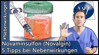 Nehmen Sie das Schmerzmittel Novalgin Beachten Sie diese Nebenwirkungen amp Tipps zu Novaminsulfon [upl. by Kaule]