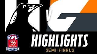 Collingwood v GWS Highlights  Semi Final 2018  AFL [upl. by Nortal784]